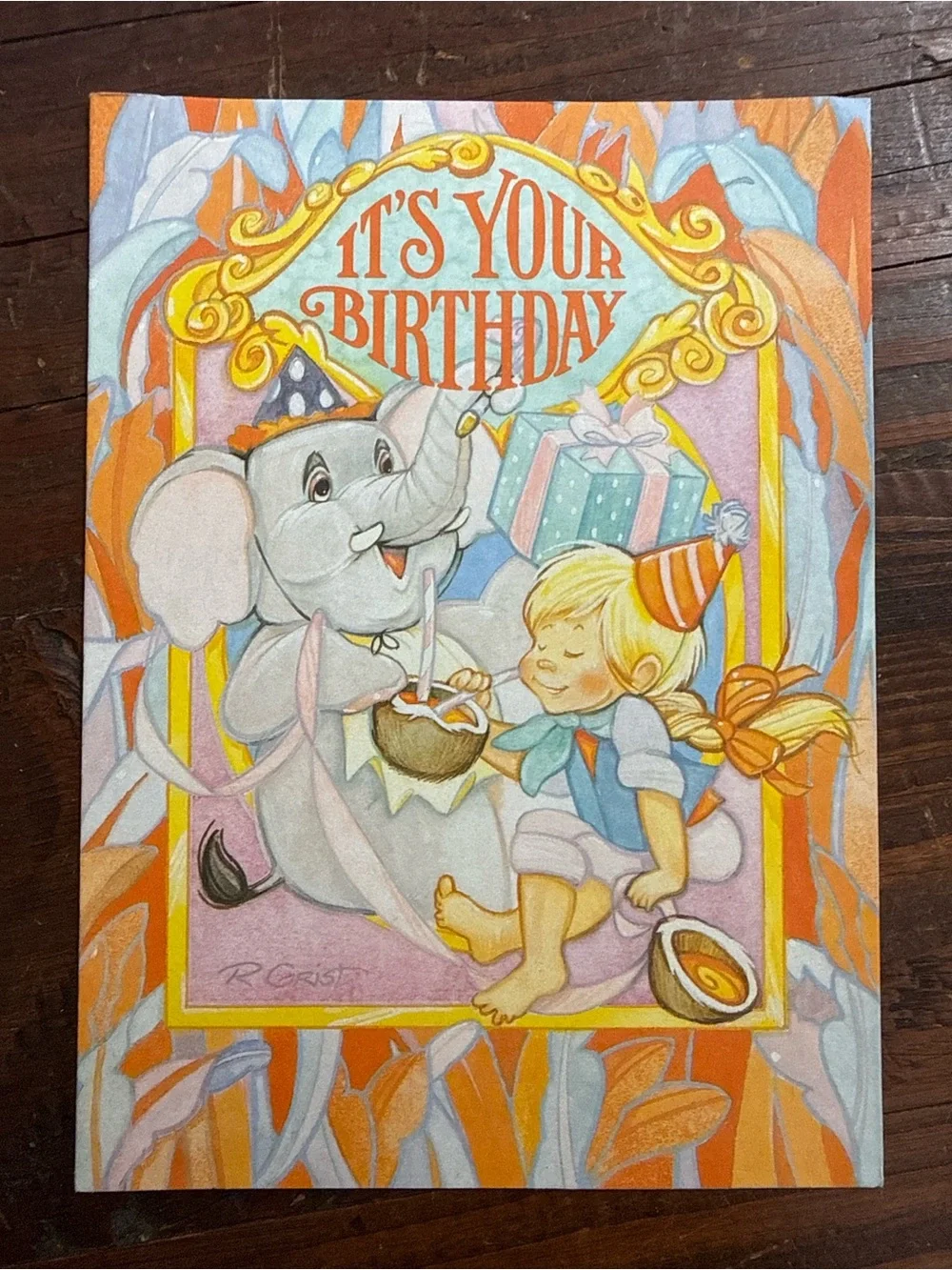 Vintage Current Inc “Animal Pals” Birthday Cards w/ Envelopes Lot of 5 R. Cris